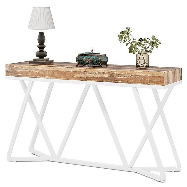 Tribesigns Konsolentisch 140cm Konsolentisch, Holz-Eingangstisch mit günstig online kaufen