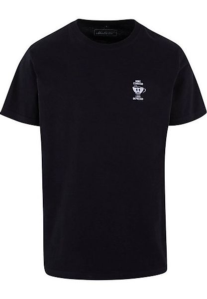 MisterTee T-Shirt MisterTee Herren More Espresso Less Depresso Tee EMB (1-t günstig online kaufen