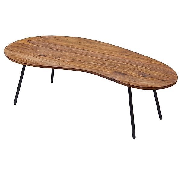 FINEBUY Couchtisch FB50927 (122x36x63 cm Massivholz günstig online kaufen