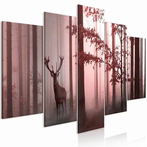 artgeist Wandbild Morning (5 Parts) Wide Pink rosa-kombi Gr. 200 x 100 günstig online kaufen