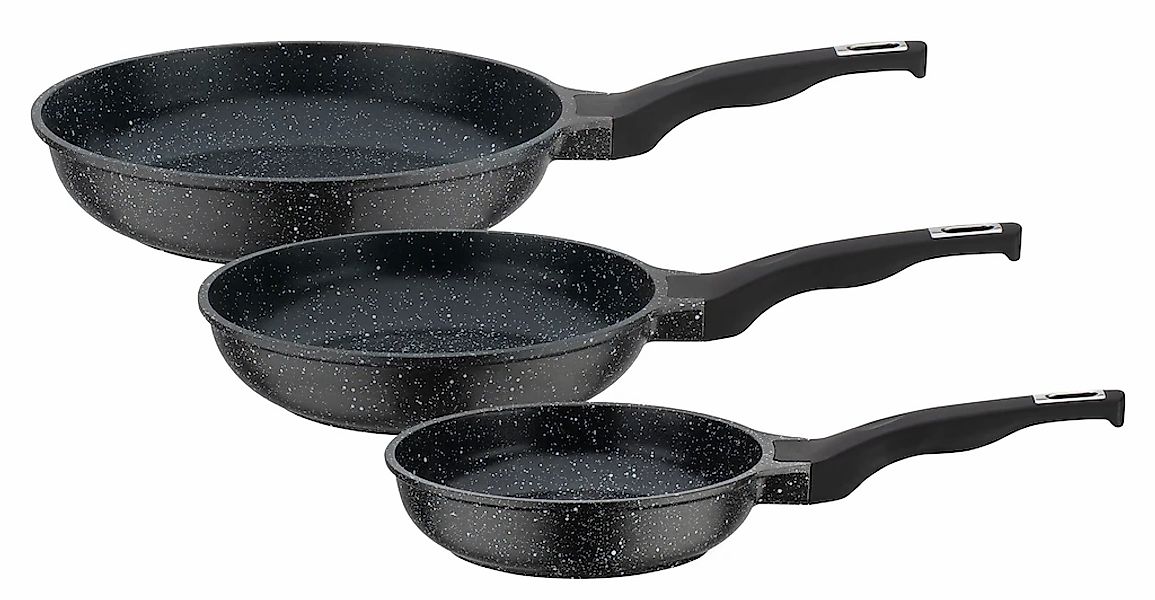 GSW Pfannen-Set "Titanium Granit Advanced" Aluminiumguss Set, 3 Stk. tlg. P günstig online kaufen