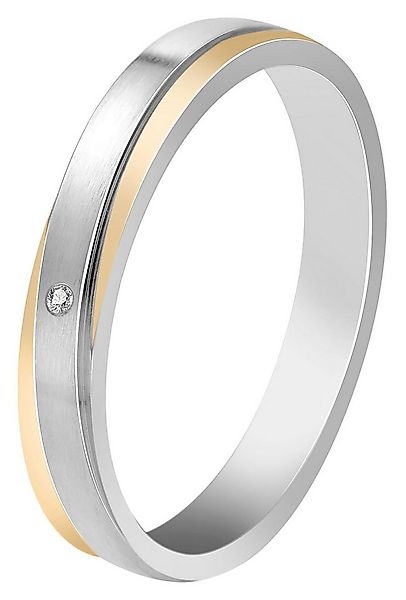 AKZENT Partnerring Dayany edelstahl, Damen Ring günstig online kaufen