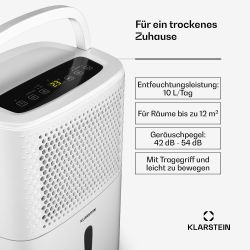 Klarstein Luftentfeuchter DryFy 10L Luftentfeuchter, elektrisch günstig online kaufen
