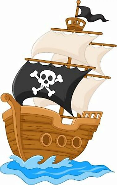 EmmiJules Wandtattoo Piratenschiff klein das Kinderzimmer mehrfarbig Gr. 30 günstig online kaufen