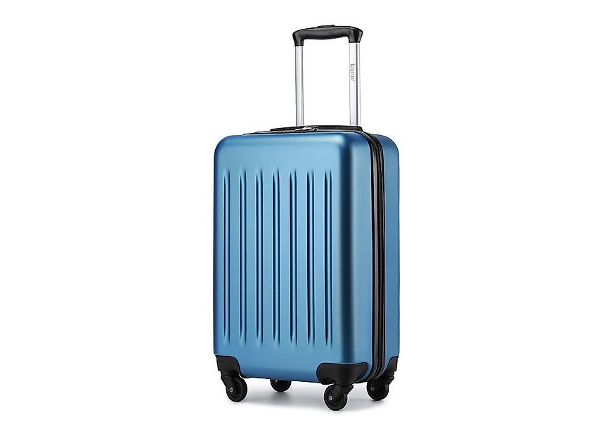 KONO Handgepäckkoffer Hartschale Koffer Zwillingsrollen ABS Handgepäck Bord günstig online kaufen