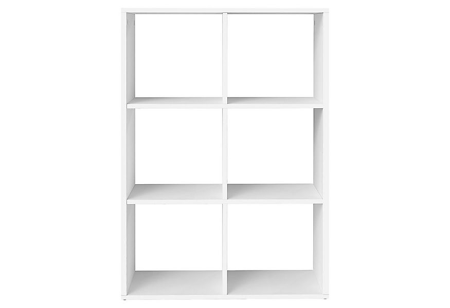 VASAGLE Bücherregal Standregal, mit 6 Fächern, skandinavischer Stil günstig online kaufen