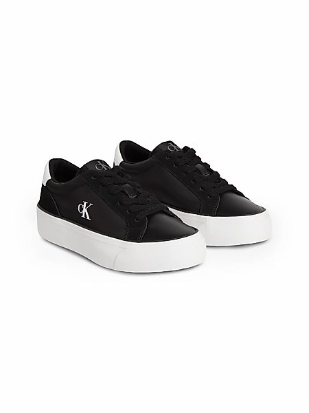 Calvin Klein Jeans Plateausneaker "VULC FLATFORM MG NYLON MIX", Schnürschuh günstig online kaufen