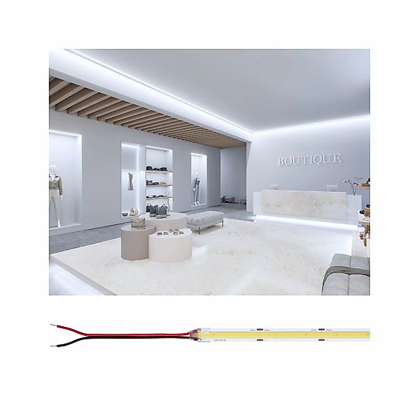 Paulmann "Pro Strip LED Strip Silver P150 COB 865 5m 65W 1400lm/m 528 LEDs/ günstig online kaufen