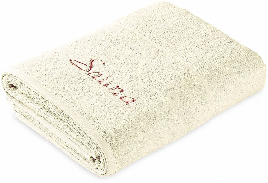 Möve for frottana Saunatuch "Pearl" mit Perloptik, 80x200 cm günstig online kaufen