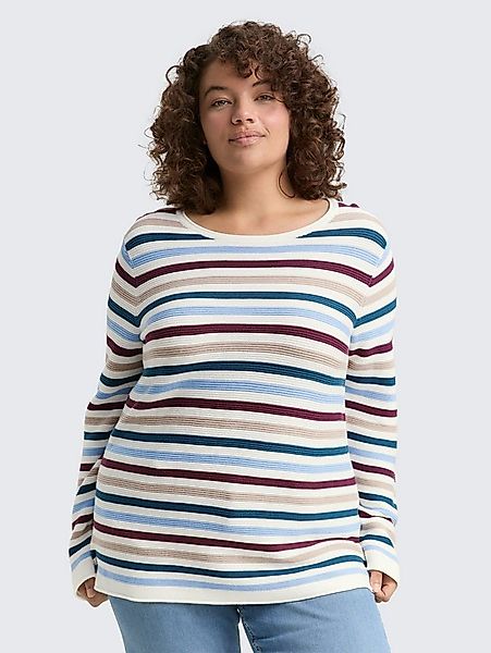 TOM TAILOR PLUS Strickpullover Pullover & Strickjacken Plus Size - Strickpu günstig online kaufen