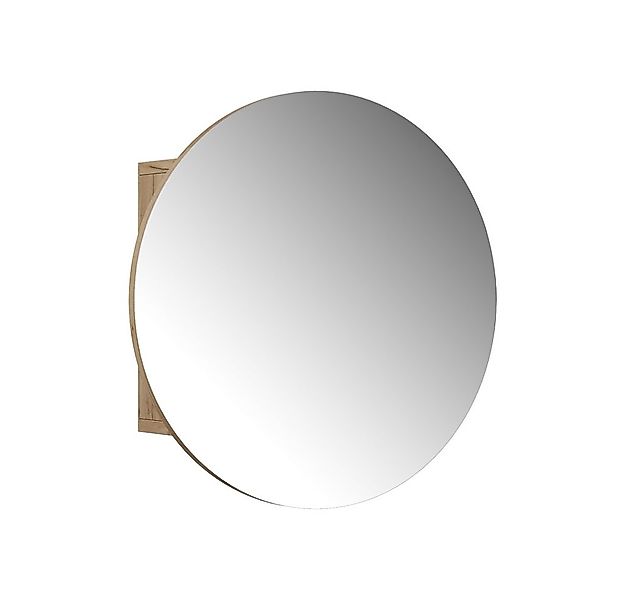 Vicco Badezimmerspiegelschrank Loki, Goldkraft Eiche, 50 x 50 cm mit 2 Fäch günstig online kaufen