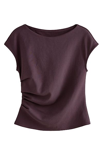 Next T-Shirt Drapiertes T-Shirt aus Jersey günstig online kaufen