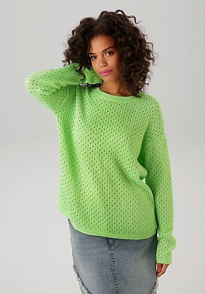 Aniston CASUAL Strickpullover, aus effektvollem Melange-Garn günstig online kaufen