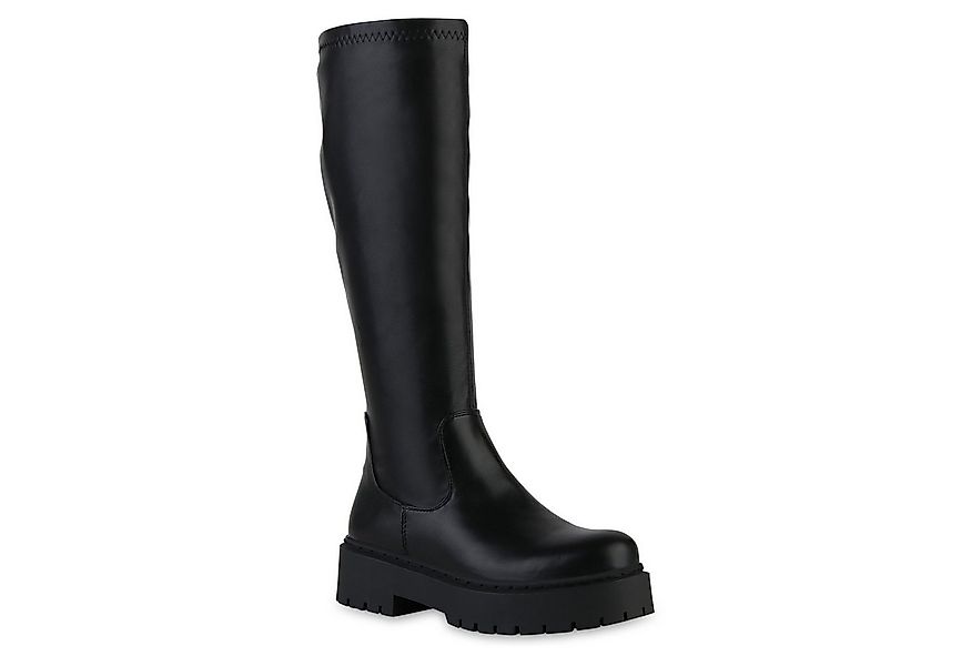 VAN HILL 841464 Plateaustiefel Damen Leicht Gefütterte Plateaustiefel Stief günstig online kaufen