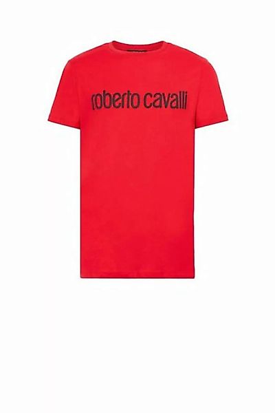 roberto cavalli Print-Shirt LOGO-PRINT COTTON T-SHIRT günstig online kaufen