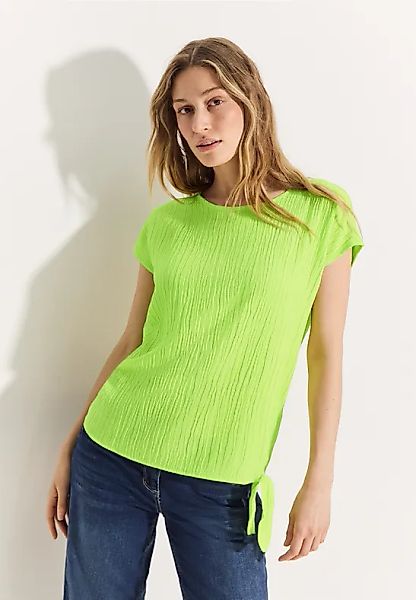 Crepe Knoten Bluse günstig online kaufen