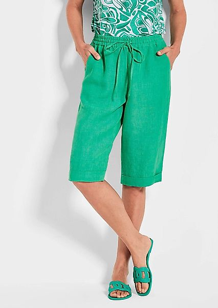 GOLDNER Schlupfhose Leinen-Bermuda CARLA günstig online kaufen