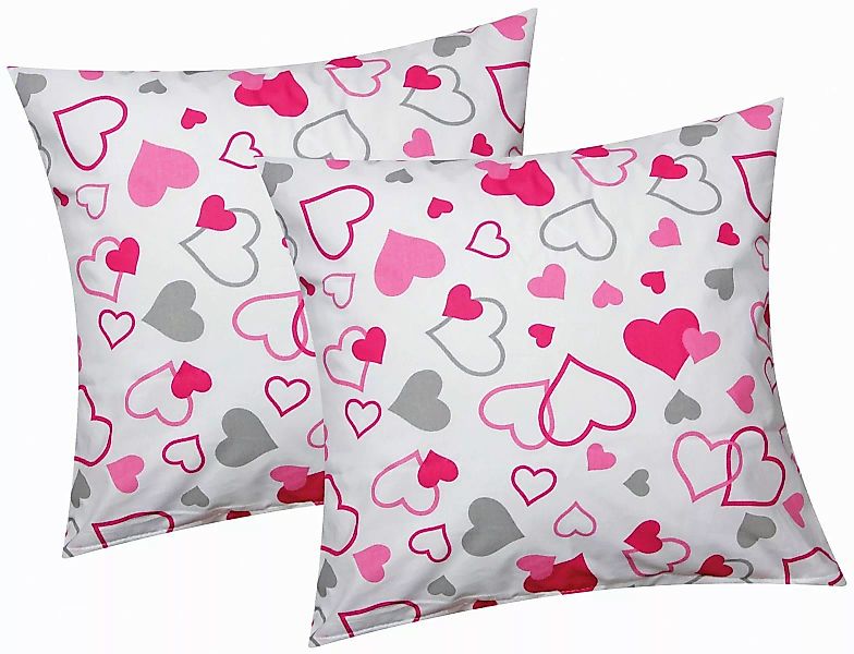 Heubergshop Kissenbezug, (2 Stück), 40x40cm Kissenhülle günstig online kaufen