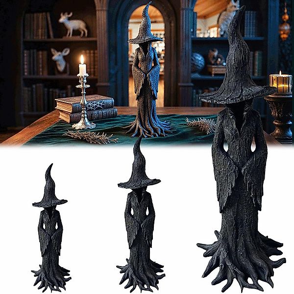 CLTYQ Dekofigur Gothic-Resin-Halloween-Figur, charmante Hexenstatue (1 günstig online kaufen