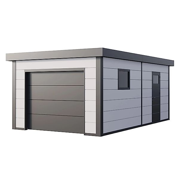 Garage 3663 Weiß 358 cm x 628 cm günstig online kaufen