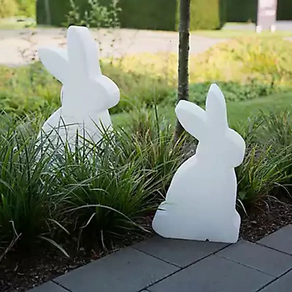 8 seasons design Shining Rabbit Gartenleuchte weiß günstig online kaufen