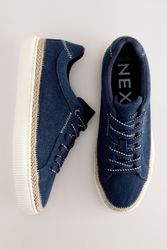 Next Forever Comfort® derbe Espadrilles-Schnürsneaker Sneaker günstig online kaufen
