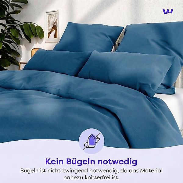 Wolkenfeld Kissenbezug "Mikrofaser Kissenbezug - Allergiker Kopfkissenbezug günstig online kaufen