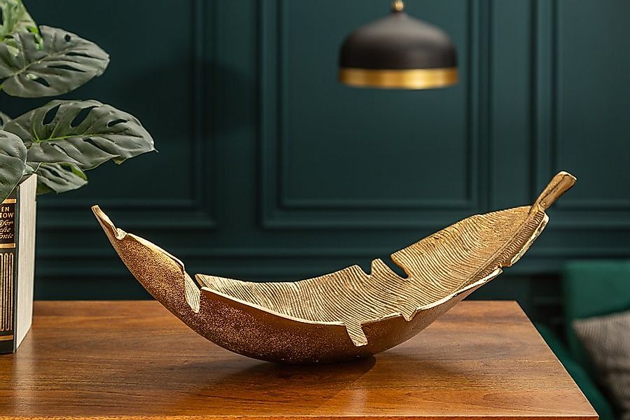 riess-ambiente Dekoschale GOLD LEAF 62cm gold (Einzelartikel, 1 St), Esszim günstig online kaufen