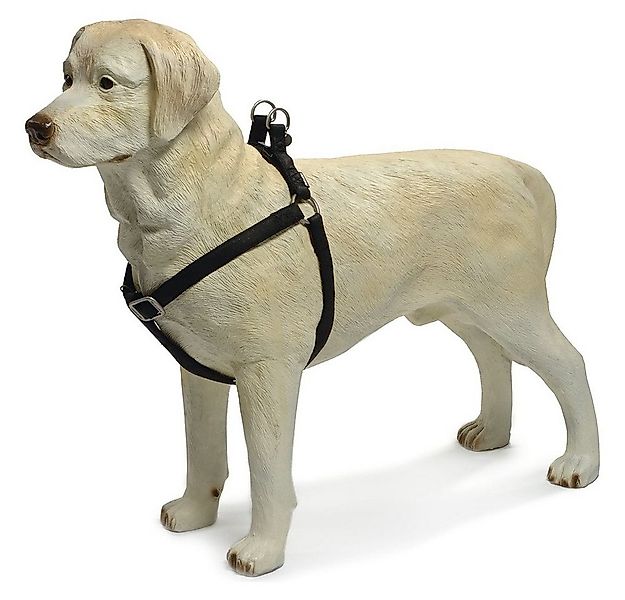 Beeztees Hunde-Geschirr Hundegeschirr Mac Leder schwarz günstig online kaufen