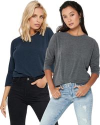 ONLY 3/4 Arm-Pullover (Set, 2er-Pack) Locker günstig online kaufen