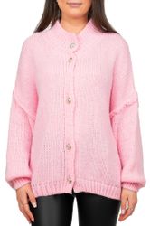 Reichstadt Strickjacke Damen Relaxed Fit Pullover günstig online kaufen