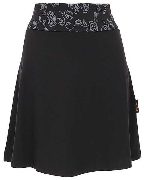 Guru-Shop Minirock Minirock aus Bio-Baumwolle, Boho Tellerrock -.. alternat günstig online kaufen