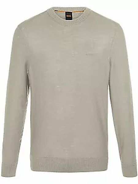 Rundhals-Pullover BOSS beige günstig online kaufen