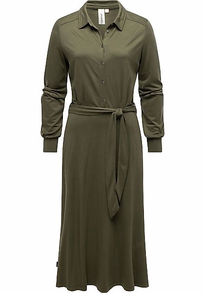Ragwear Blusenkleid "Plantee", Modisches Damenkleid mit Taillengürtel günstig online kaufen