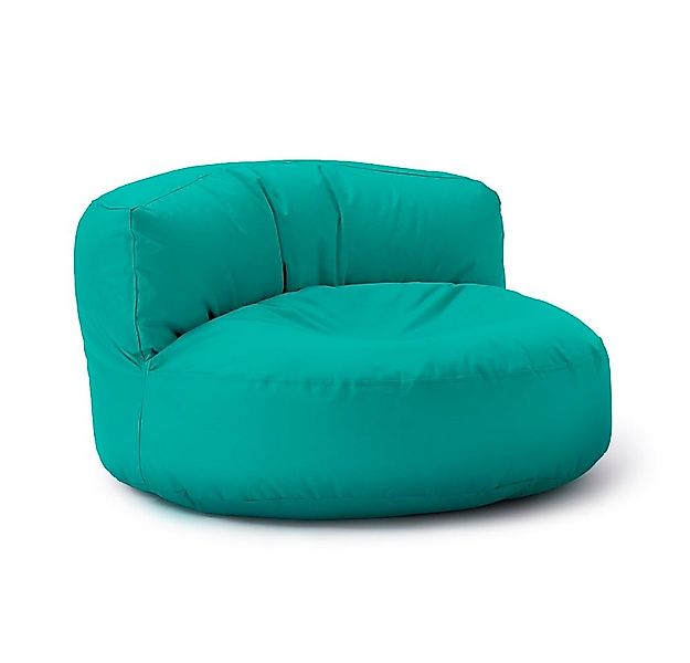 Lumaland Sitzsack Round Sofa Sitzkissen Bean Bag Couch Lounge, inkl. Rücken günstig online kaufen