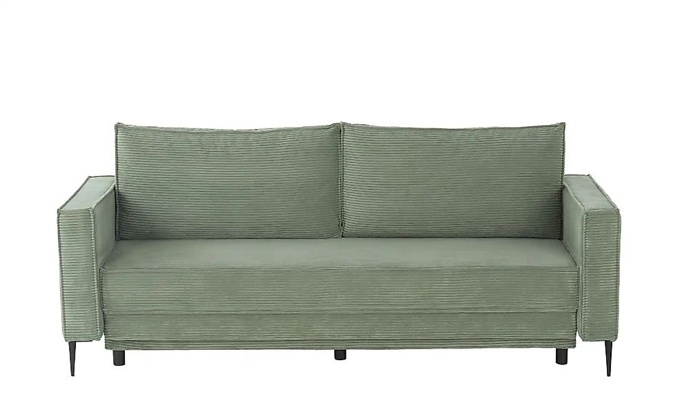 Schlafsofa  Teresina ¦ grün ¦ Maße (cm): B: 222 H: 93 T: 98.0 Polstermöbel günstig online kaufen