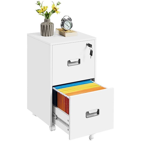 Yaheetech Aktenschrank Rollcontainer abschließbare Büroschrank mit günstig online kaufen