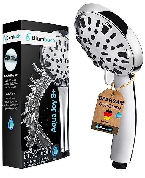 Blumbach Handbrause - Duschkopf Aqua Joy, (wassersparender Hochdruck Duschk günstig online kaufen