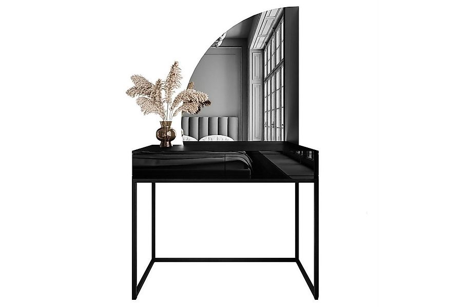 Lookway Schminktisch QUINNIE mit LED Spiegel (1x Konsole 1x Spiegel), Breit günstig online kaufen