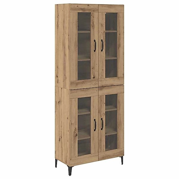 vidaXL Highboard Artisan-Eiche 69,5 x 34 x 180 cm Holzwerkstoff 3415842 günstig online kaufen