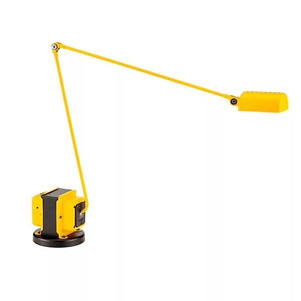 Lumina - Daphine Tavolo LED Schreibtischleuchte - gelb matt/BxH 40x35cm/Fuß günstig online kaufen