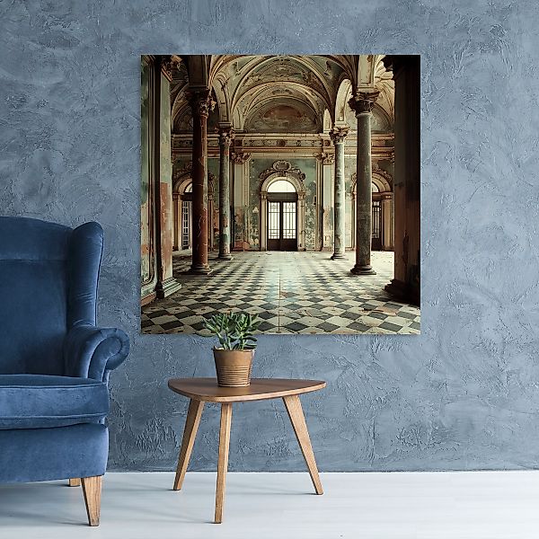 queence Acrylglasbild »Königshaus«, Architektonische Elemente-Elemente der günstig online kaufen