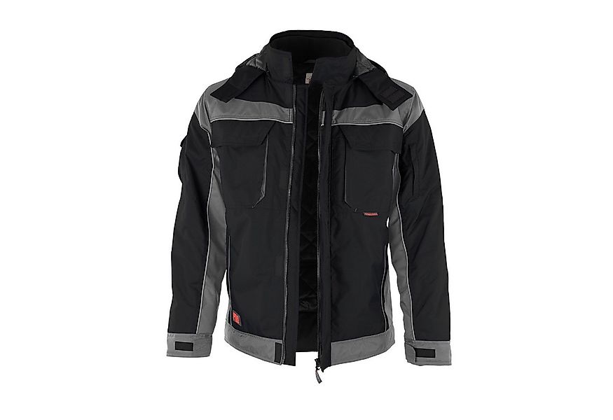 Qualitex Workwear Winterjacke Winterjacke "PRO" schwarz/grau, Gr. XS günstig online kaufen
