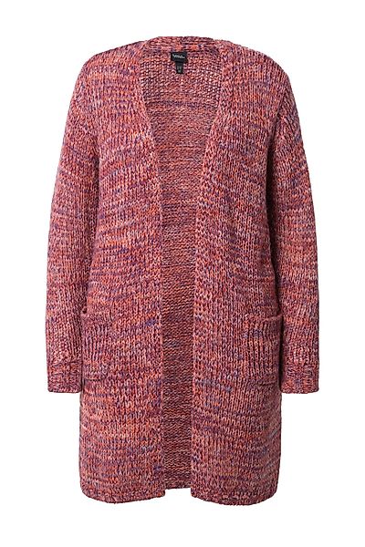 Ulla Popken Strickjacke Long-Strickjacke Grobstruck V-Ausschnitt günstig online kaufen