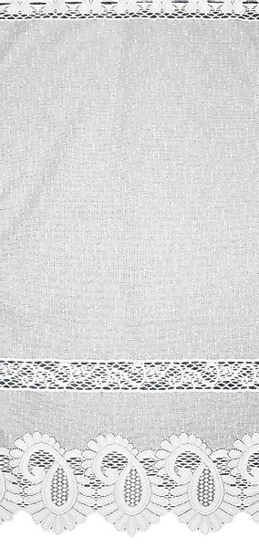 HOME WOHNIDEEN Vorhang Kurzstore Jacquad Fein günstig online kaufen