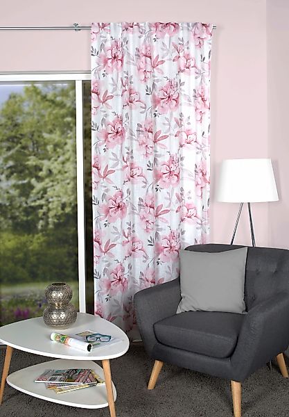 HOME WOHNIDEEN Vorhang "NAIRA" Multifunktionsband 1 Stk. tlg. Kombibandscha günstig online kaufen