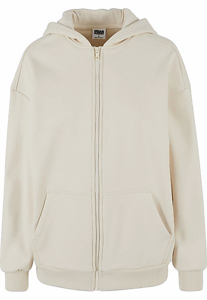 URBAN CLASSICS Sweatjacke "Urban Classics Damen Ladies Cozy Oversized Zip H günstig online kaufen