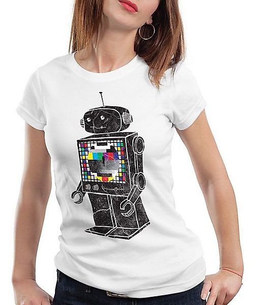 style3 T-Shirt Testbild Roboter TV Monitor the big bang theory sheldon coop günstig online kaufen