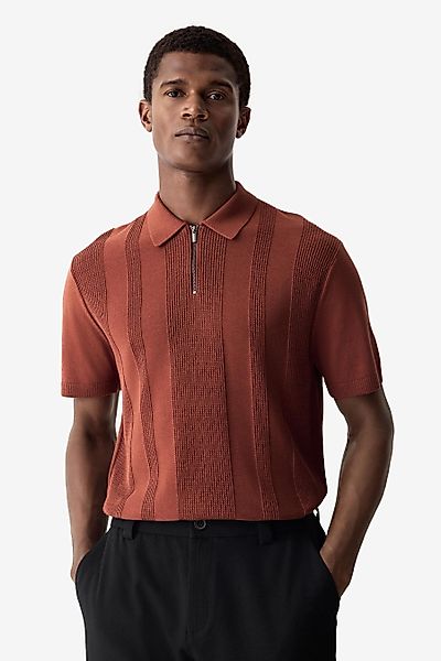 Next Poloshirt Strick-Polohemd Regular Fit mit günstig online kaufen