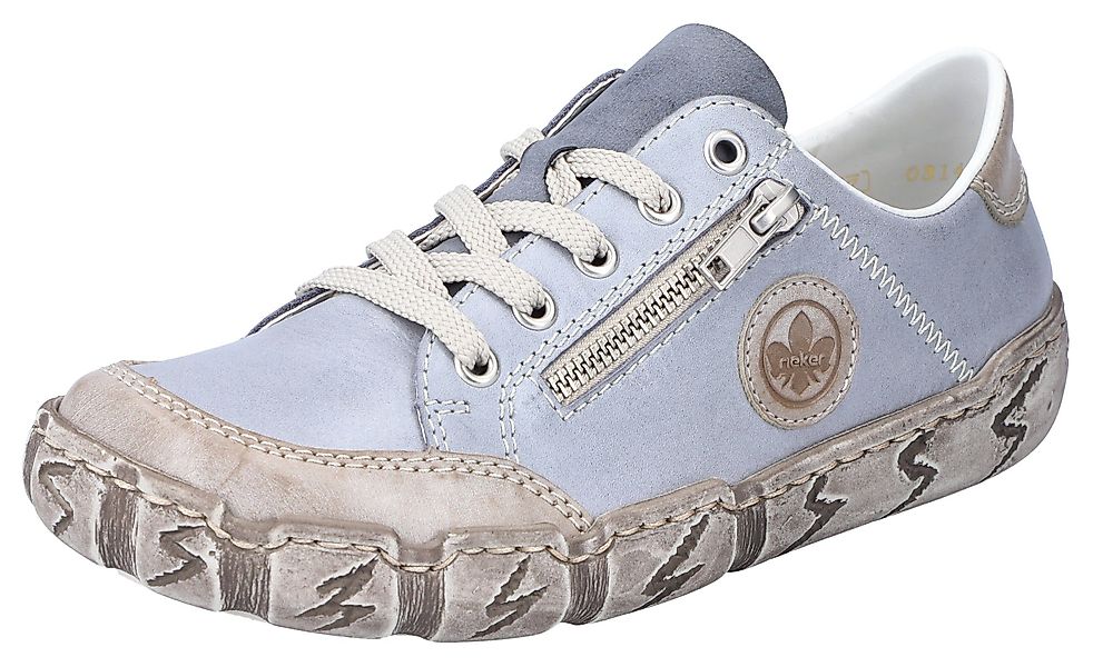 Rieker Sneaker mit Zierreißverschluss, Freizeitschuh, Halbschuh, günstig online kaufen